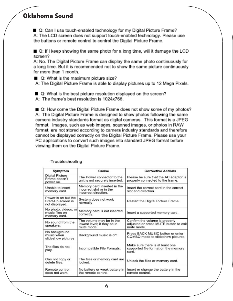 Oklahoma sound | Oklahoma Sound The Vision User Manual | Page 5 / 8