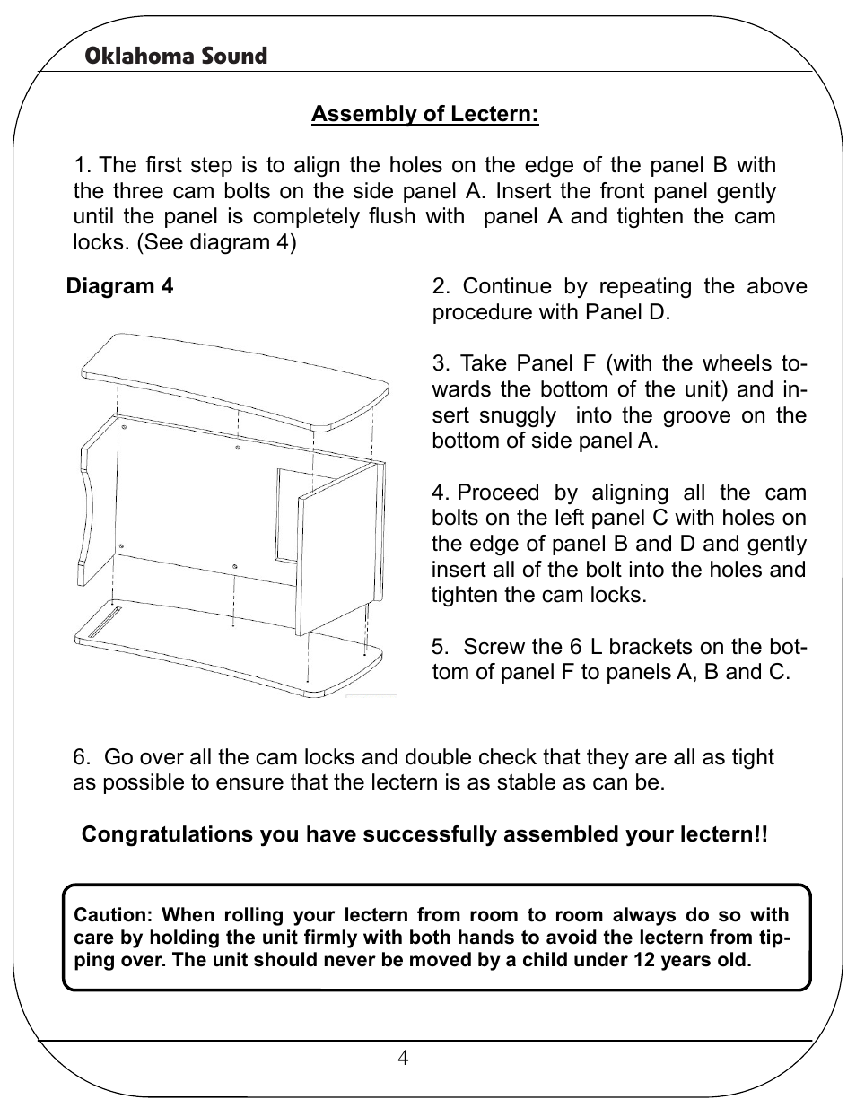 Oklahoma sound | Oklahoma Sound The Vision User Manual | Page 7 / 8