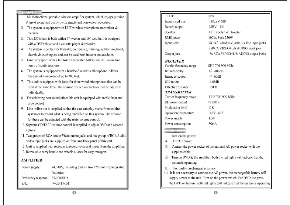 Oklahoma Sound PRA-7000 User Manual | Page 5 / 5