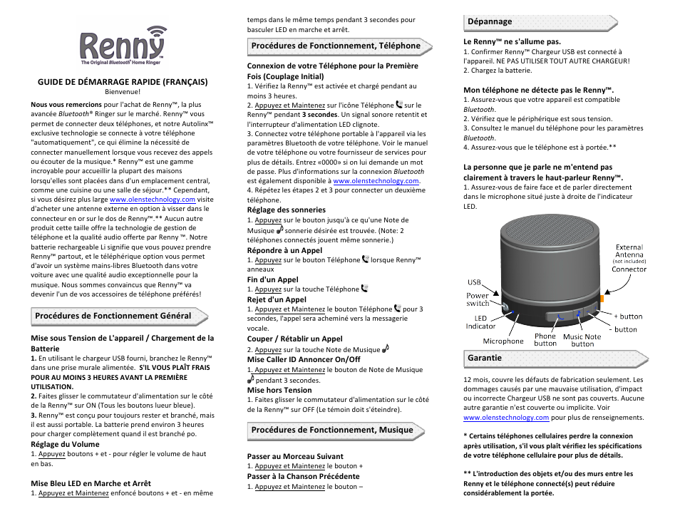 Ölens Technology Renny ORIGINAL User Manual | Page 5 / 6