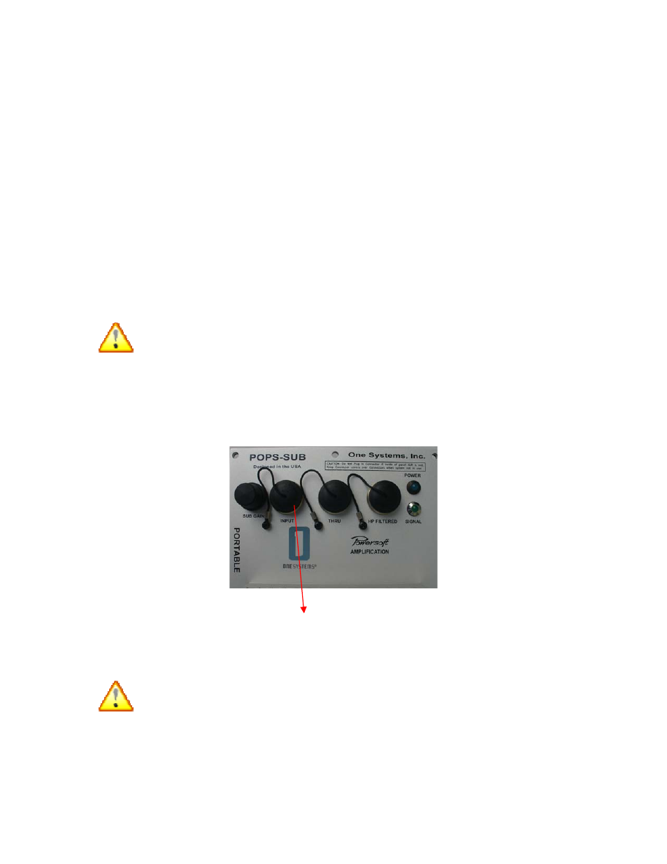 One Systems POPS SUBa User Manual | Page 12 / 18