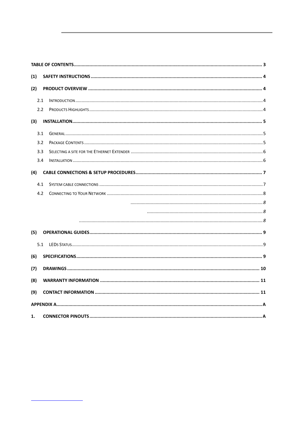 OT Systems ET1100C series User Manual | Page 3 / 12