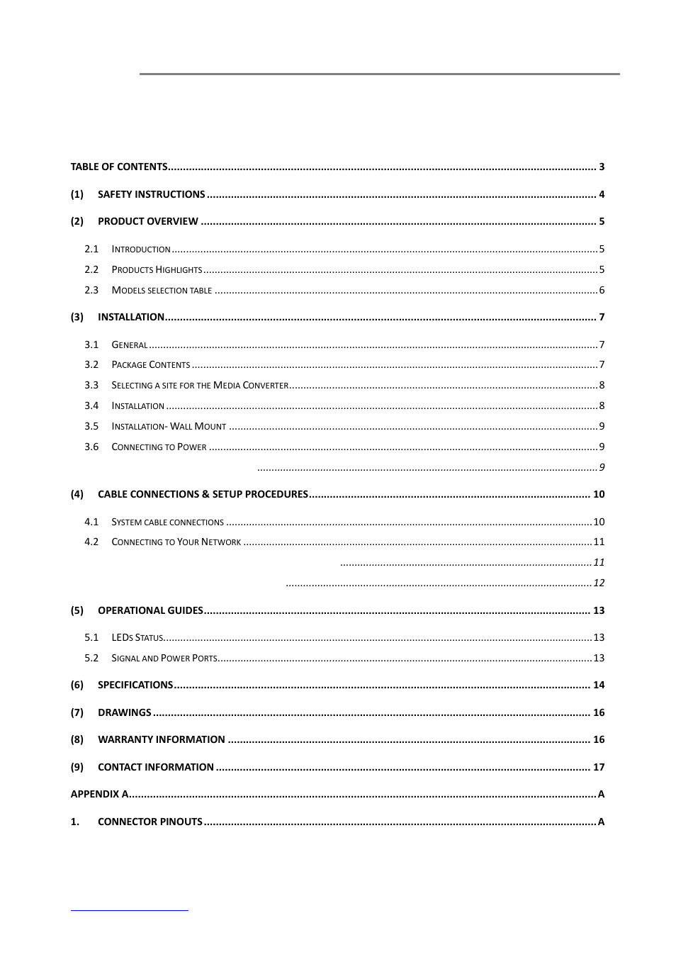 OT Systems ET1111 series User Manual | Page 3 / 18