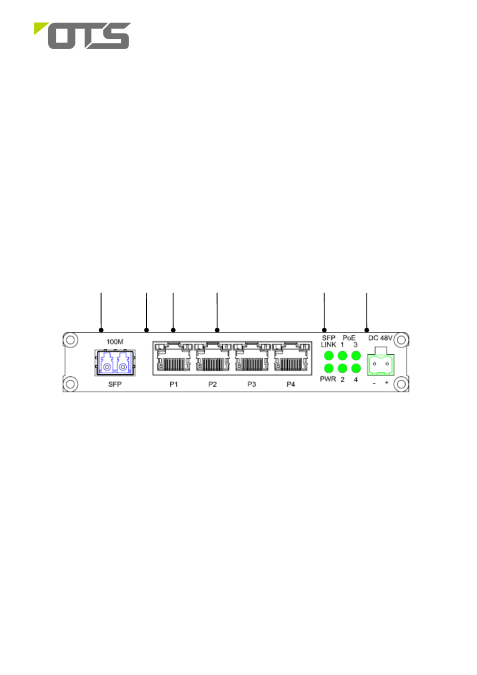 OT Systems ET4111Pp-S-DR User Manual | 3 pages