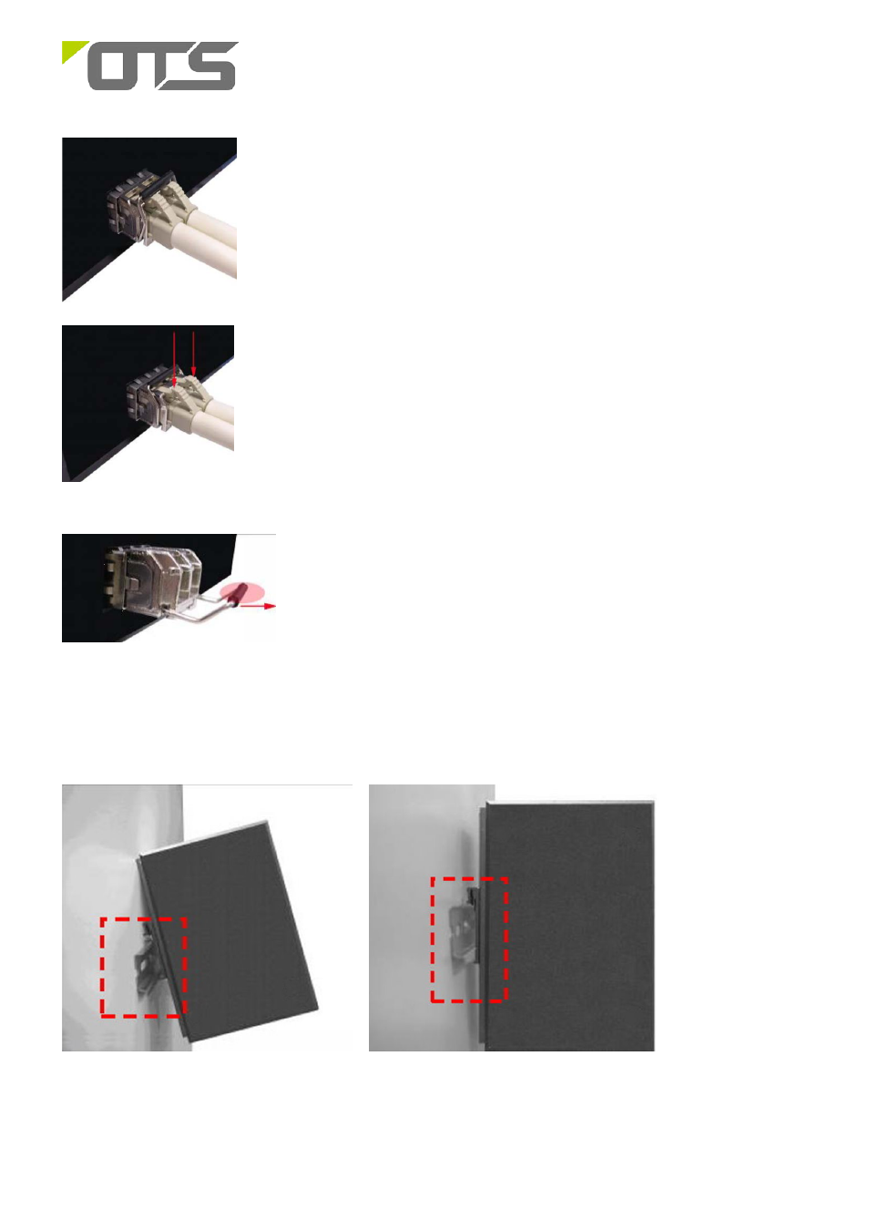 Din-rail mounting, Et8122m-s-dr | OT Systems ET8122M-S-DR User Manual | Page 3 / 9