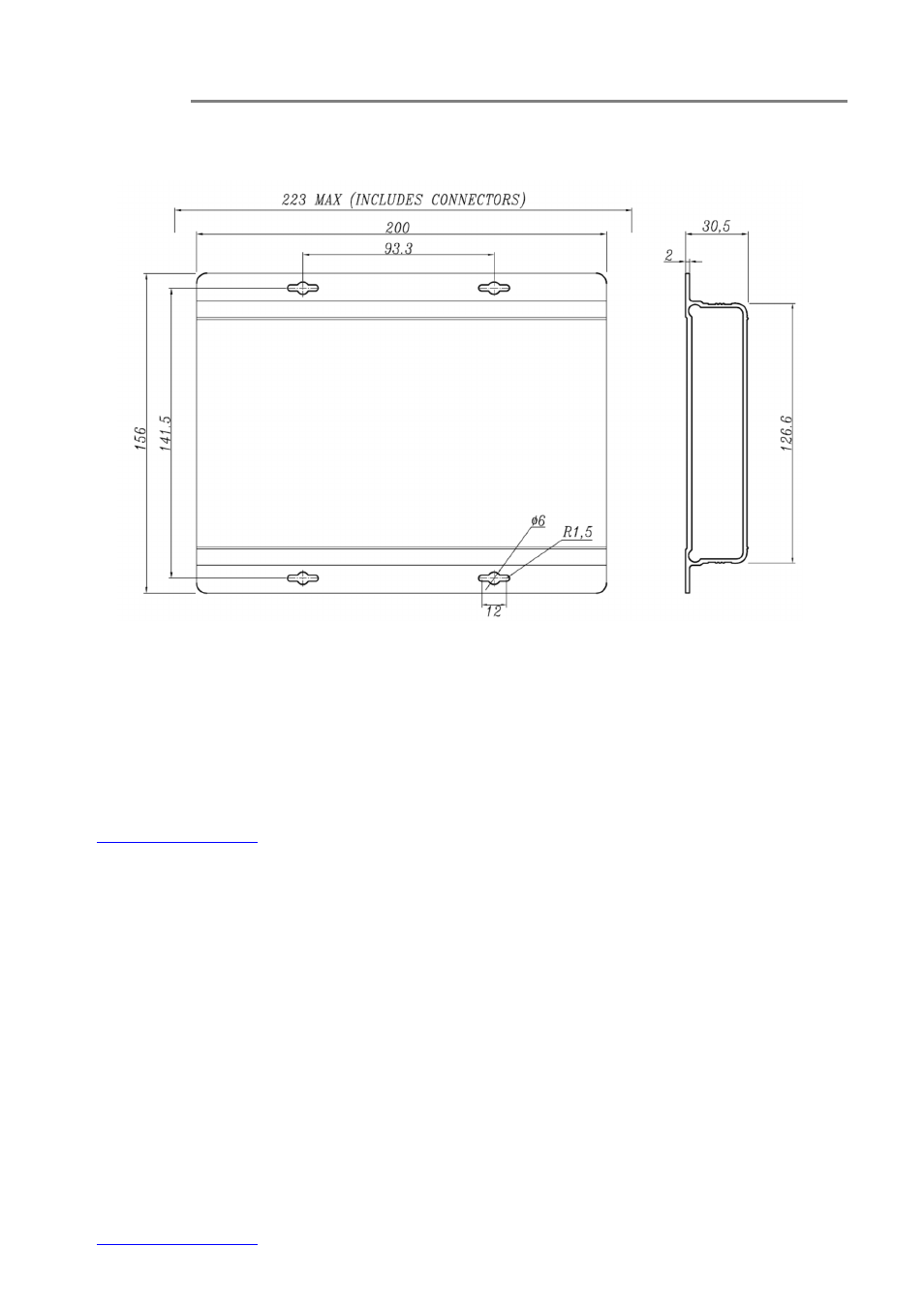 Drawings, Warranty information, 7) drawings | 8) warranty information | OT Systems FTD100-XXR3 User Manual | Page 12 / 13