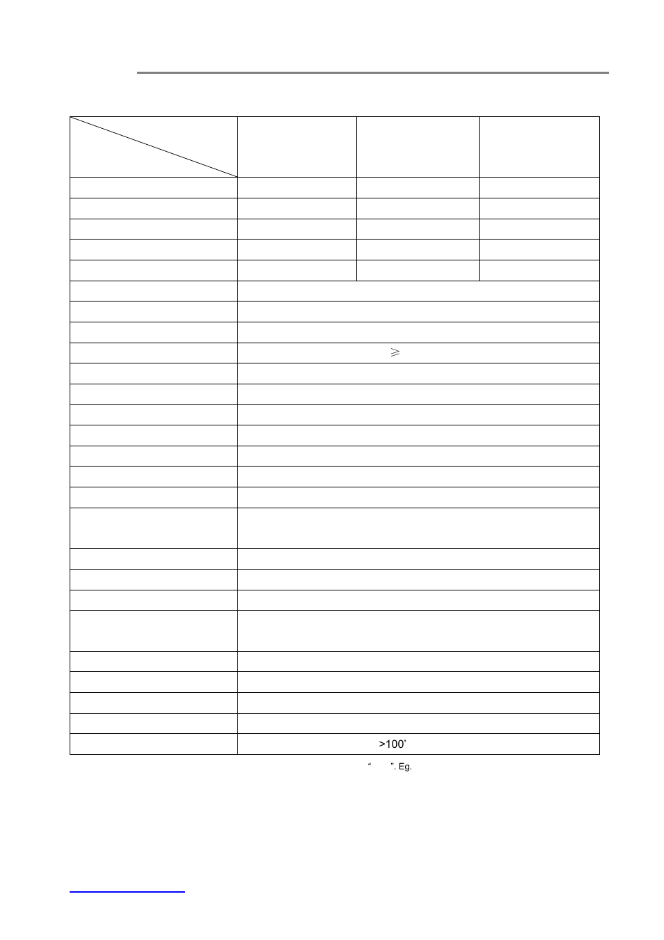 Specifications, 6) specifications | OT Systems FT100 User Manual | Page 12 / 14