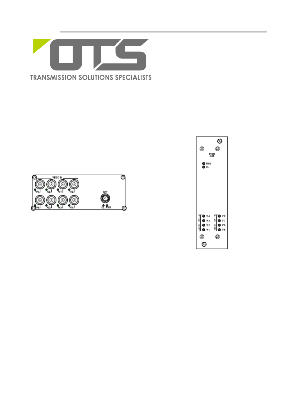 OT Systems FT800 User Manual | 14 pages