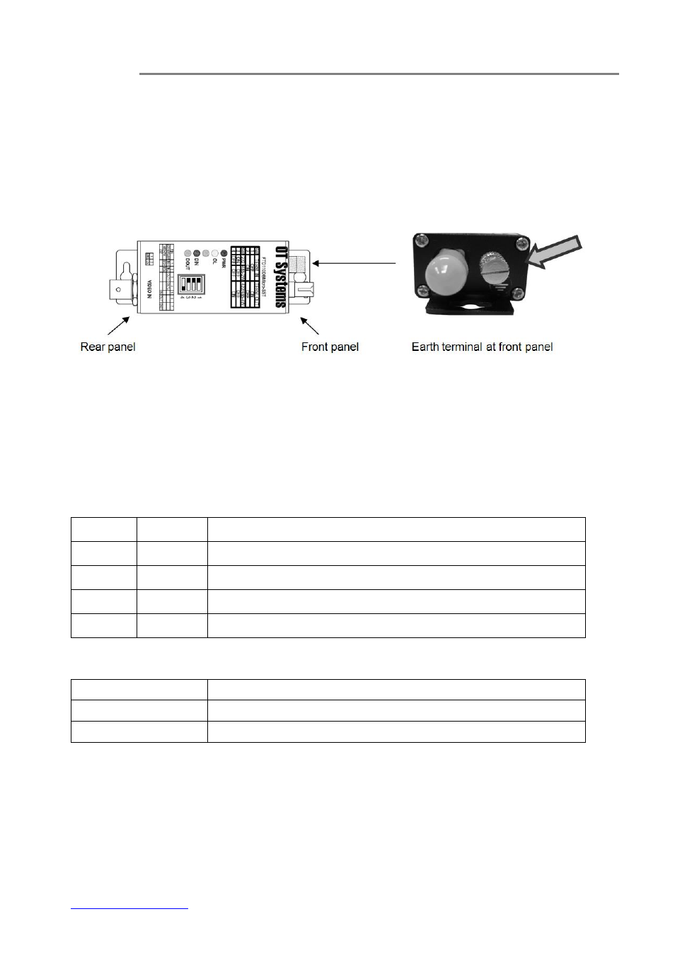 Round connection, Operational guides, Ftd110dbm | Icro, Eries, Ransmitter, 5) operational guides | OT Systems FTD110DBMicro User Manual | Page 12 / 15