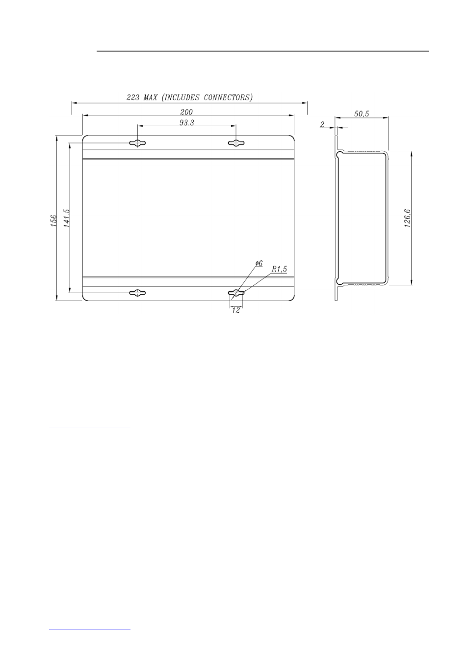 Drawings, Warranty information, 7) drawings | 8) warranty information | OT Systems FTD110DB-XXR3 User Manual | Page 15 / 16