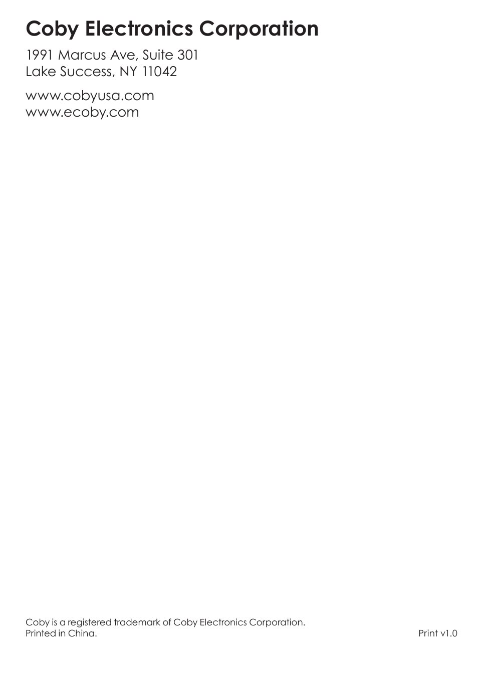 Coby electronics corporation | COBY electronic NBPC1028 User Manual | Page 139 / 139