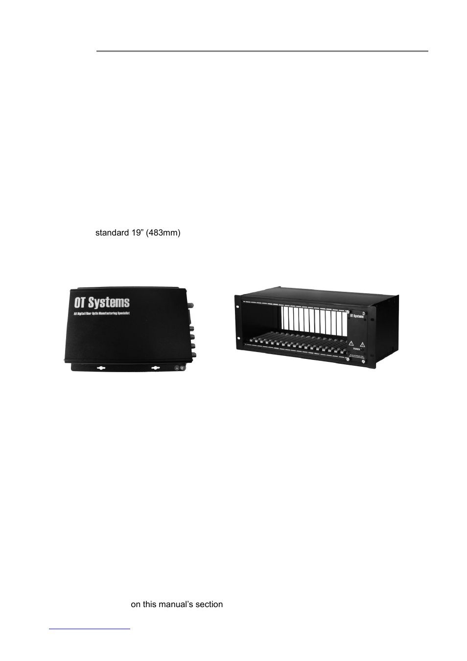 Installation, Eneral, Tandalone unit installation | 3) installation | OT Systems FT810DB User Manual | Page 7 / 18