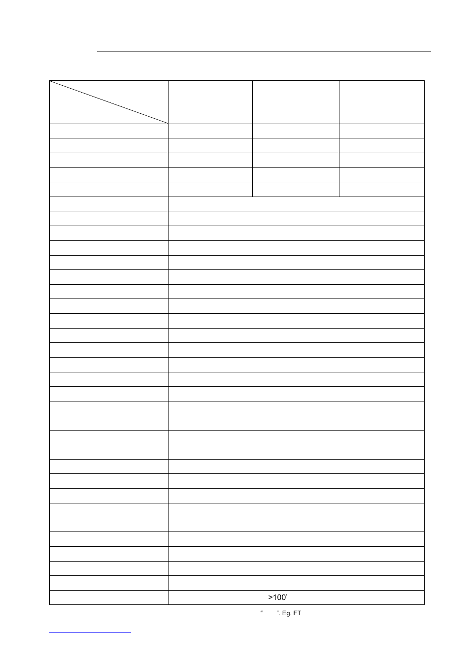 Specifications, 6) specifications | OT Systems FT220DB User Manual | Page 16 / 18
