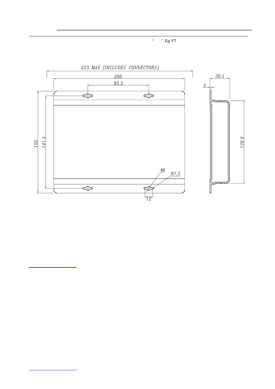 Drawings, Warranty information, 7) drawings | 8) warranty information | OT Systems FT110CB User Manual | Page 14 / 15