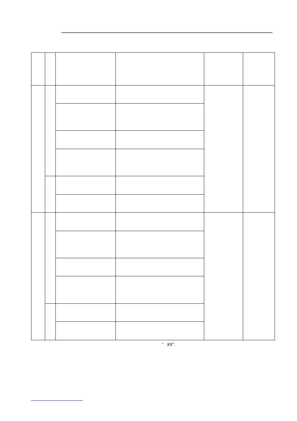 Odels selection table, 2 models selection table | OT Systems FT110CB User Manual | Page 6 / 15