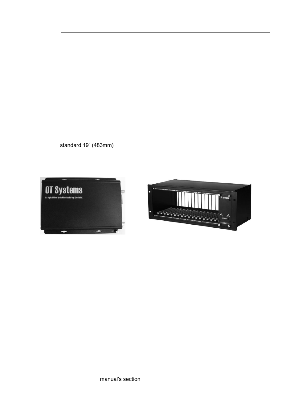 Installation, Eneral, Tandalone unit installation | 3) installation | OT Systems FT110CB User Manual | Page 7 / 15