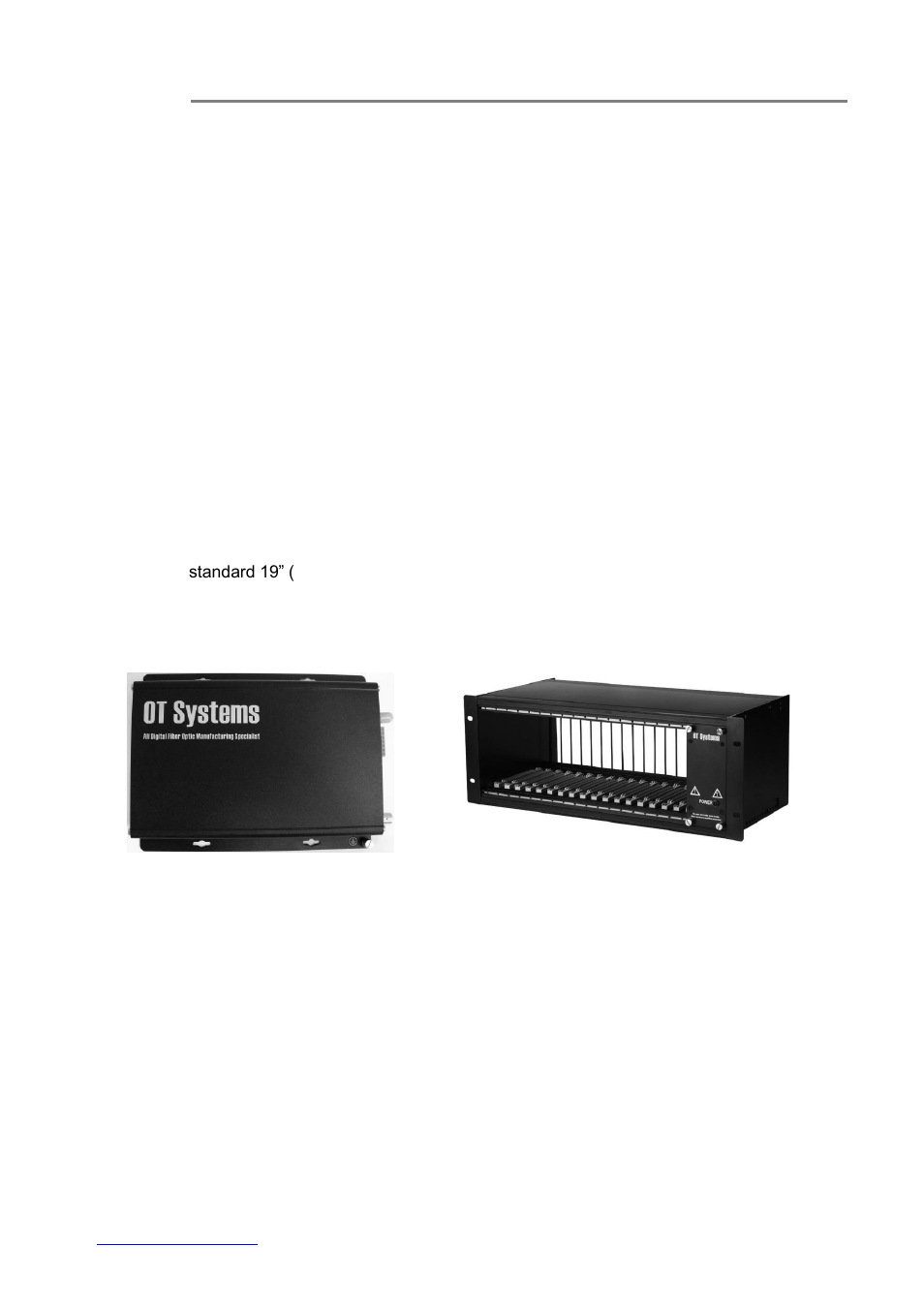 Installation, Eneral, Tandalone unit installation | 3) installation | OT Systems FT110AB User Manual | Page 7 / 16