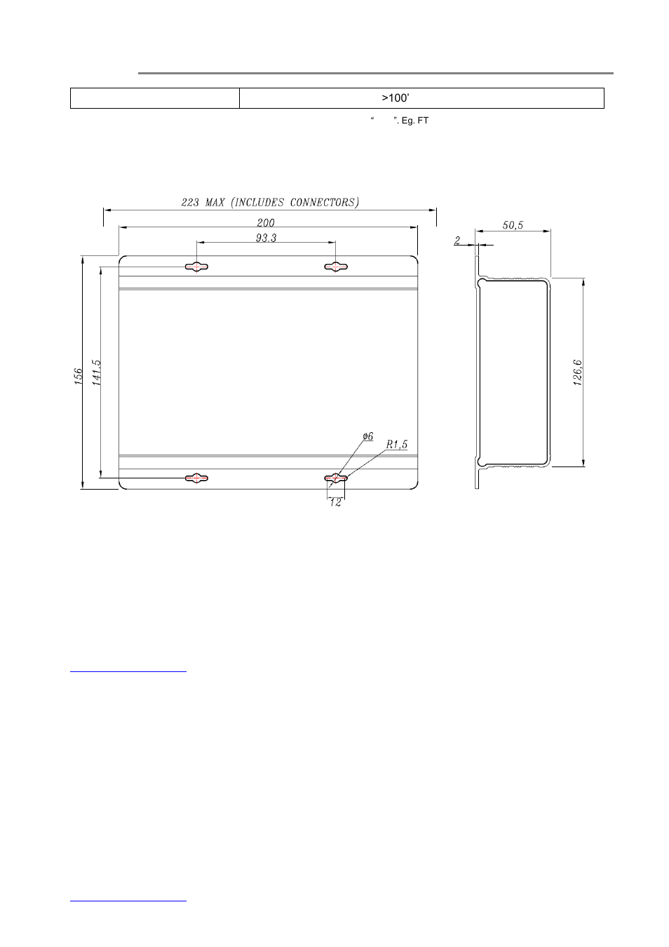 Drawings, Warranty information, 7) drawings | 8) warranty information | OT Systems FT810AB User Manual | Page 14 / 15