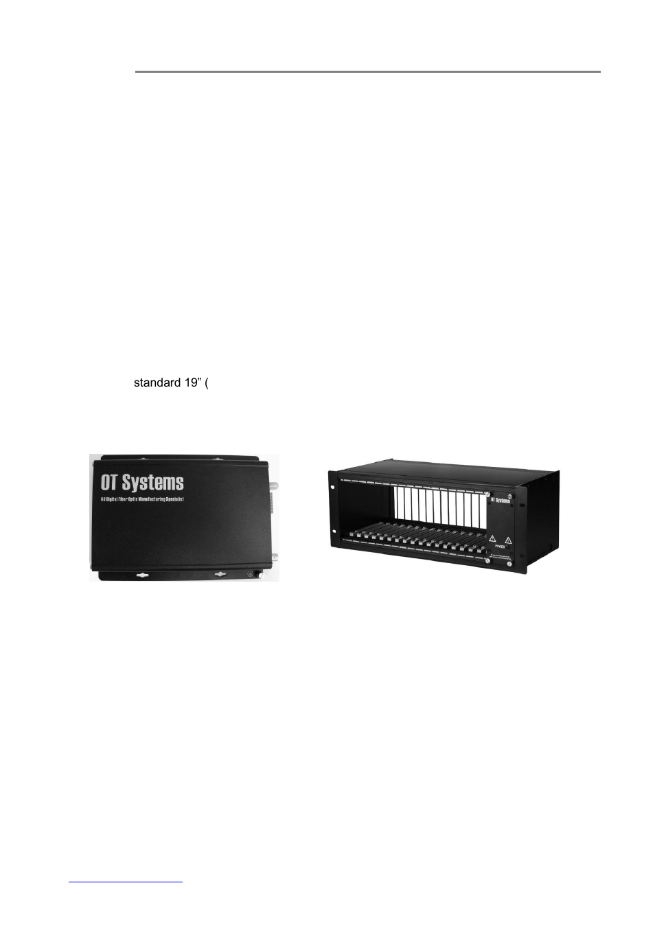 Installation, Eneral, Tandalone unit installation | 3) installation | OT Systems FT820AB User Manual | Page 7 / 15