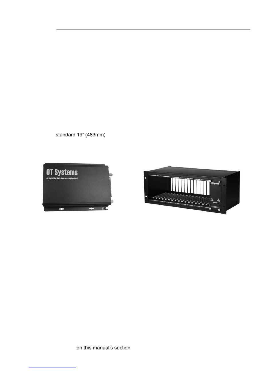 Installation, Eneral, Tandalone unit installation | 3) installation | OT Systems FT010DB User Manual | Page 7 / 17