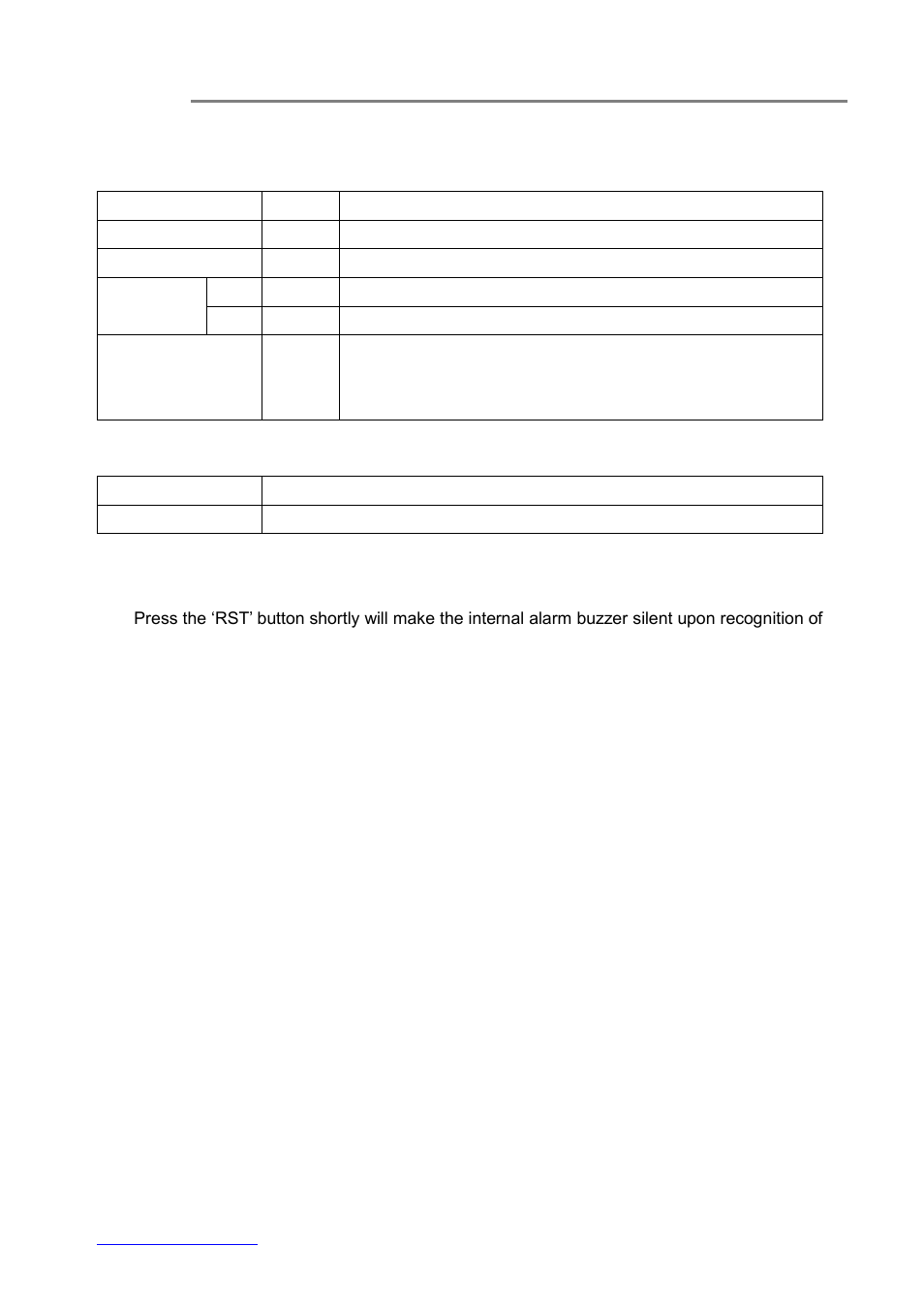 Ft010cb, Eries, Eceiver | Eset, Utton, Rst), Perational information | OT Systems FT010CB User Manual | Page 12 / 15