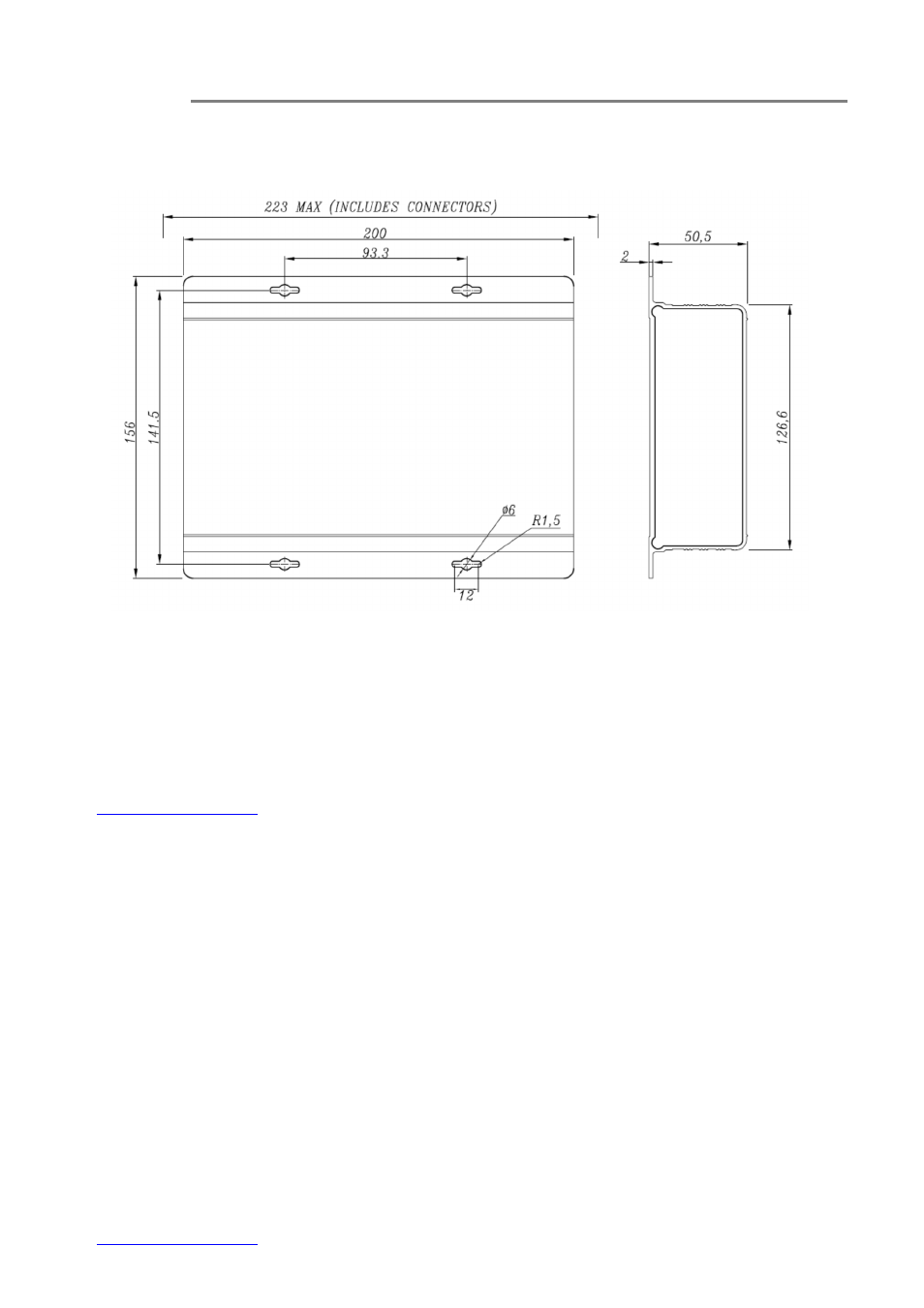 Drawings, Warranty information, 7) drawings | 8) warranty information | OT Systems FT080CF User Manual | Page 14 / 15