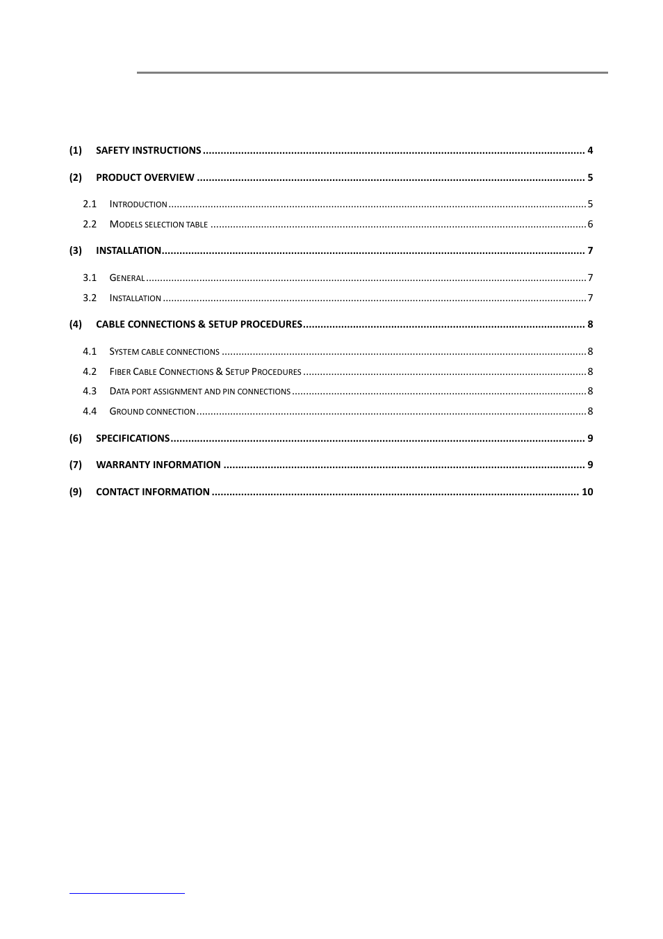 OT Systems FT-CWDM User Manual | Page 3 / 10