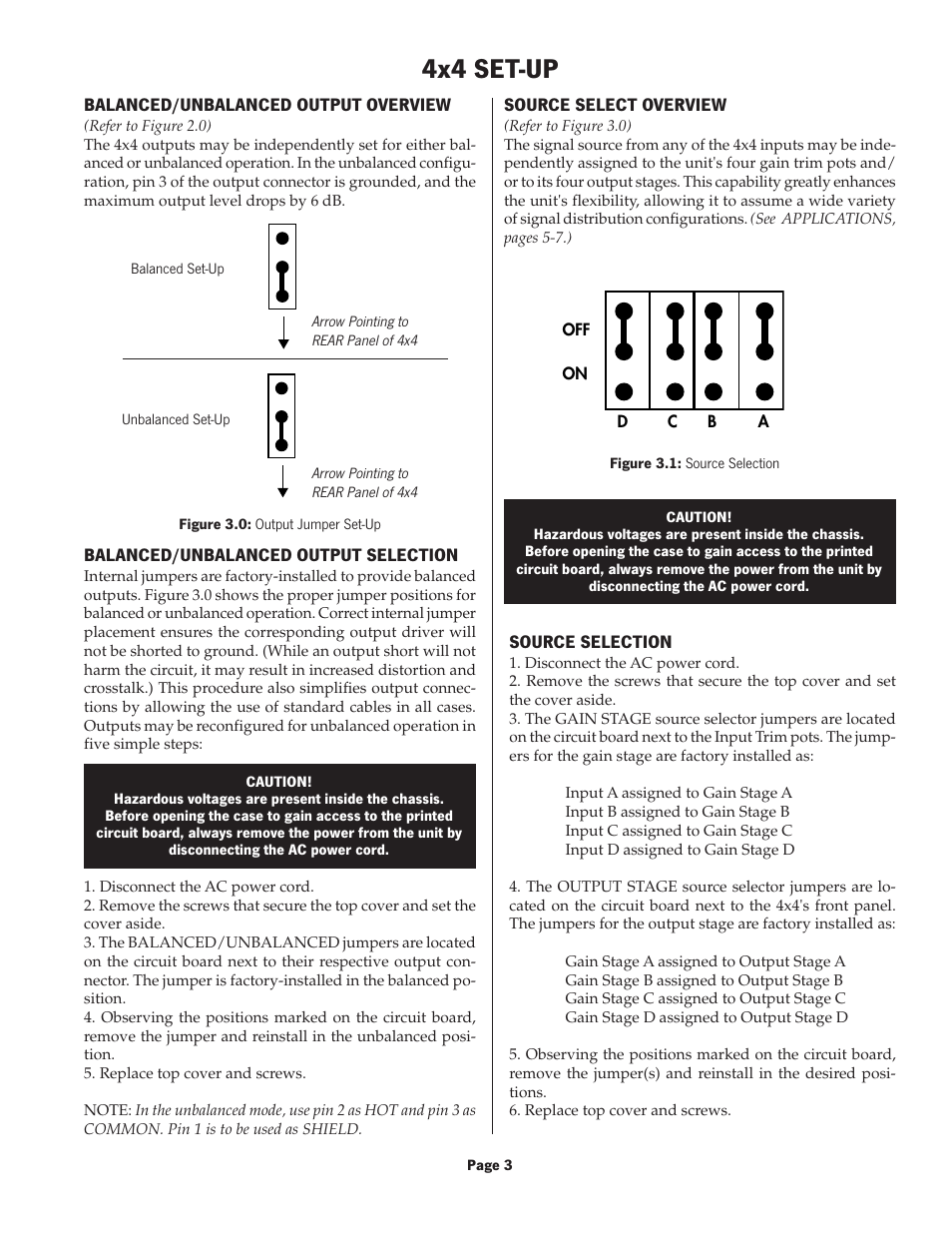 4x4 set-up | Oxmoor 4x4 User Manual | Page 5 / 12