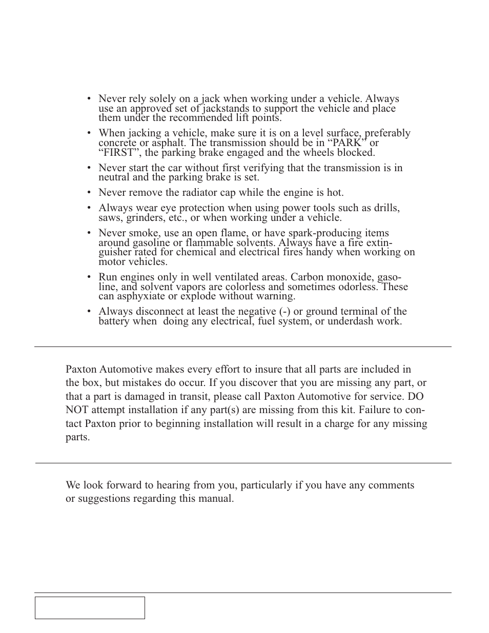 Paxton Superchargers Small Block Carbureted Ford User Manual | Page 12 / 32