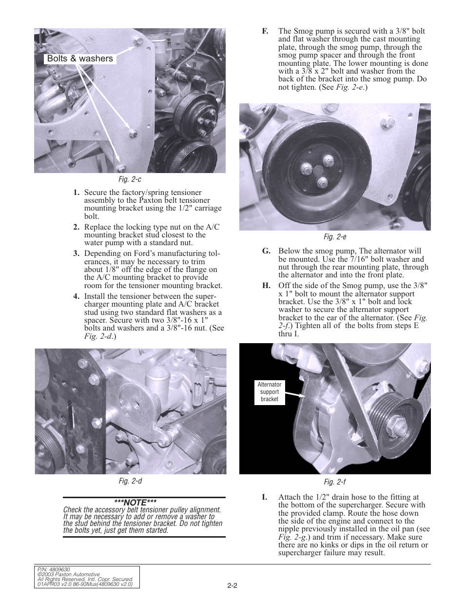 Paxton Superchargers Mustang Novi 1000 User Manual | Page 12 / 30