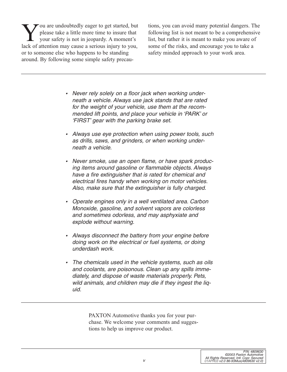 Paxton Superchargers Mustang Novi 1000 User Manual | Page 5 / 30