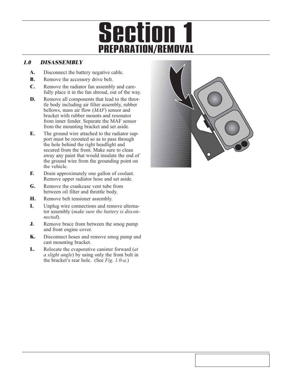 Preparation/removal, 0 disassembly, Preparation/removal -1 | Disassembly -1 | Paxton Superchargers Mustang Novi 1220 User Manual | Page 7 / 32