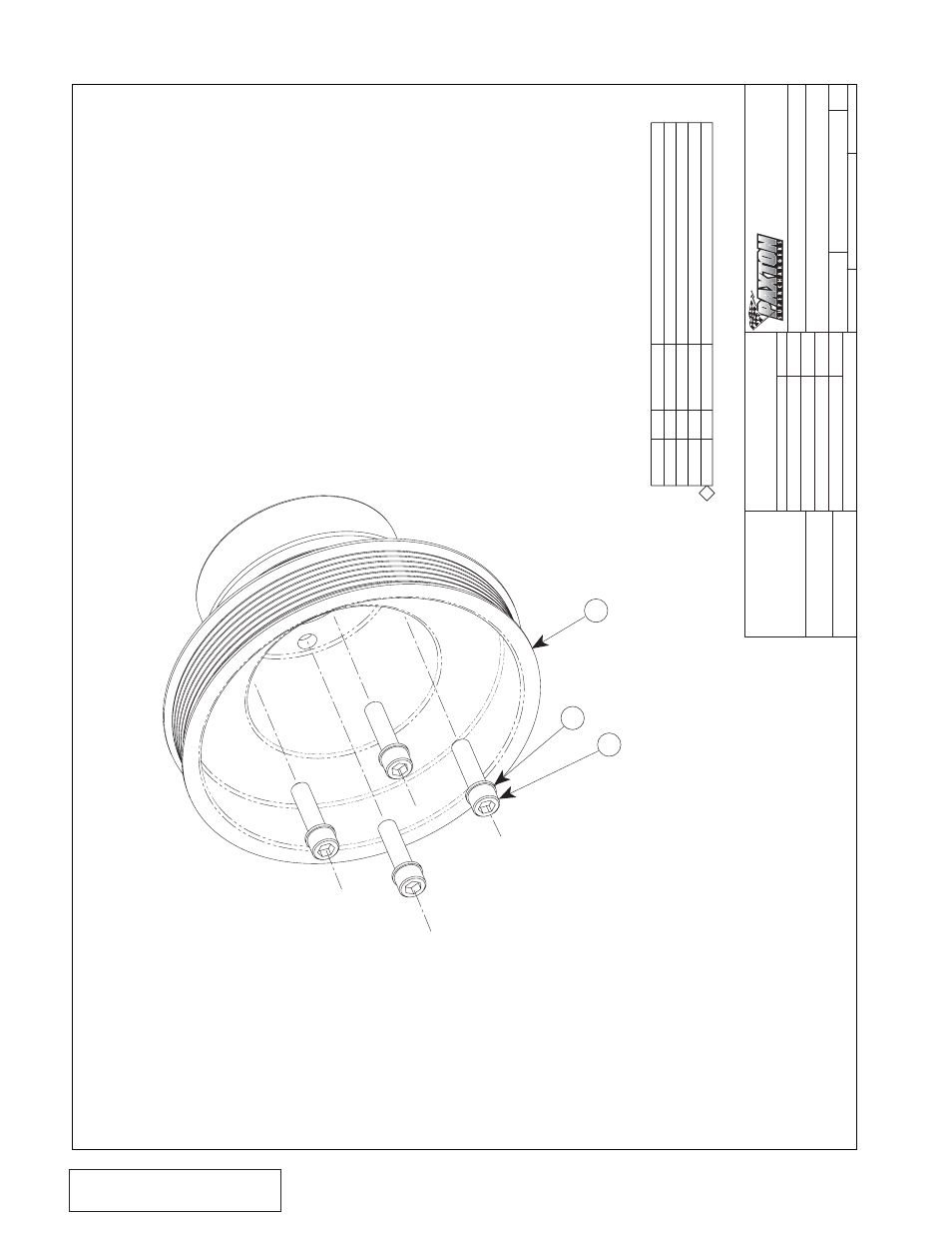 D. 1015612 asy, crank pulley | Paxton Superchargers Mustang Renegade Class User Manual | Page 20 / 24