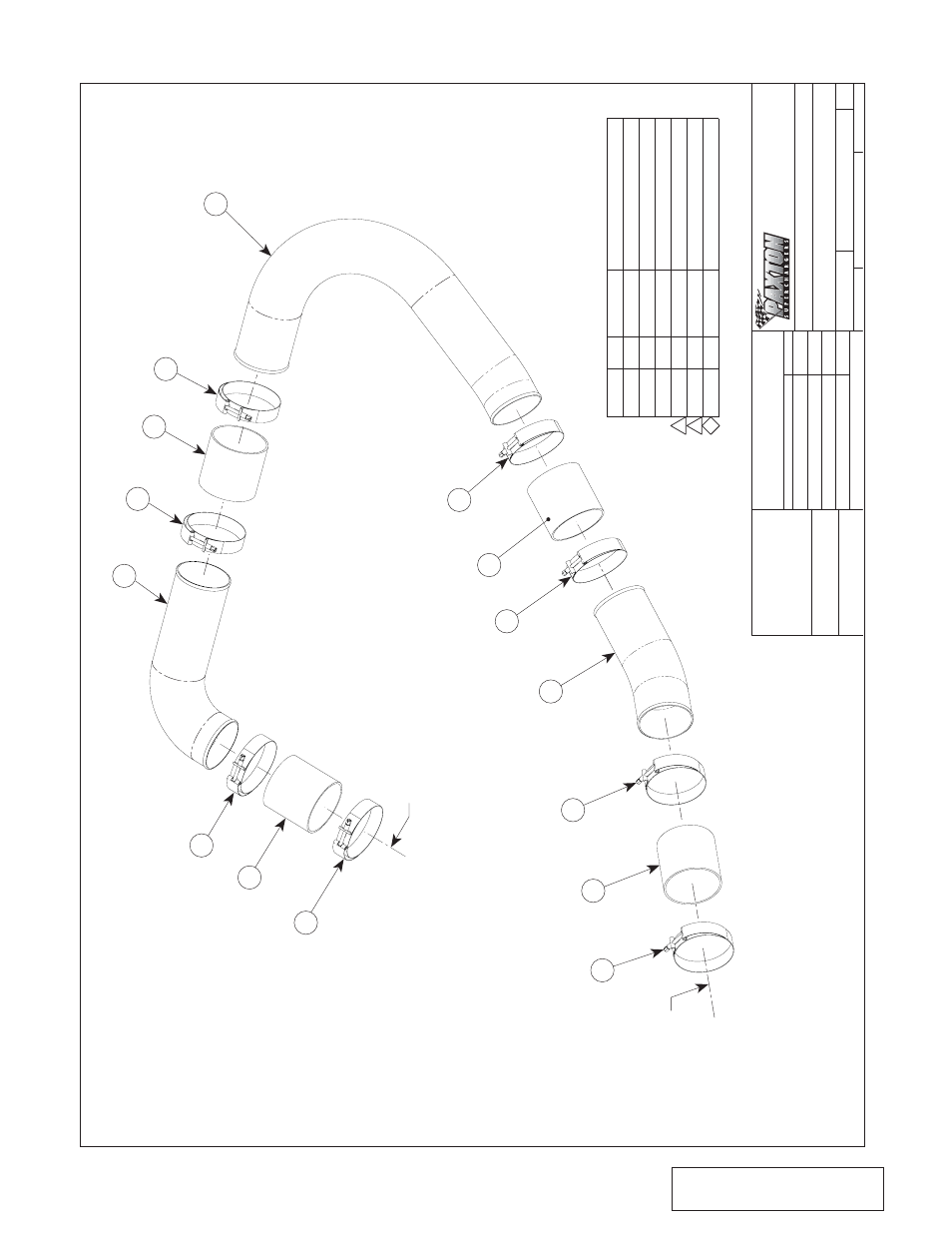 G. 1016009 asy, discharge tube | Paxton Superchargers Mustang Renegade Class User Manual | Page 23 / 24