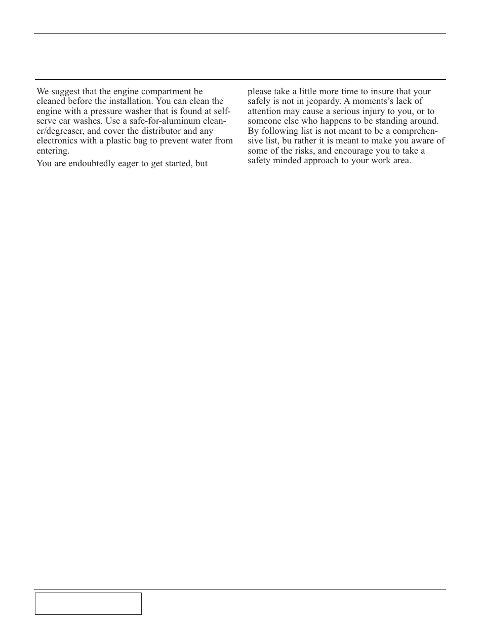Important notes | Paxton Superchargers Mustang Renegade Class User Manual | Page 4 / 24
