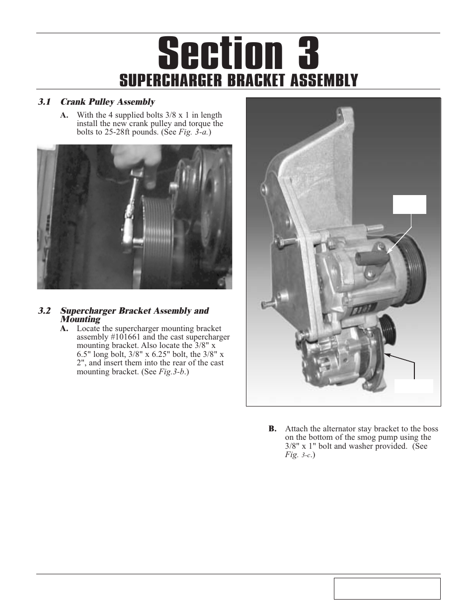 Supercharger bracket asse, 1 supercharger bracket ass, 2 crank pulley assembly | Supercharger bracket assembly and mounting -1, Supercharger bracket assembly -1, Crank pulley assembly -1, Supercharger bracket assembly | Paxton Superchargers Carbureted Mustang Novi 2000 User Manual | Page 17 / 38