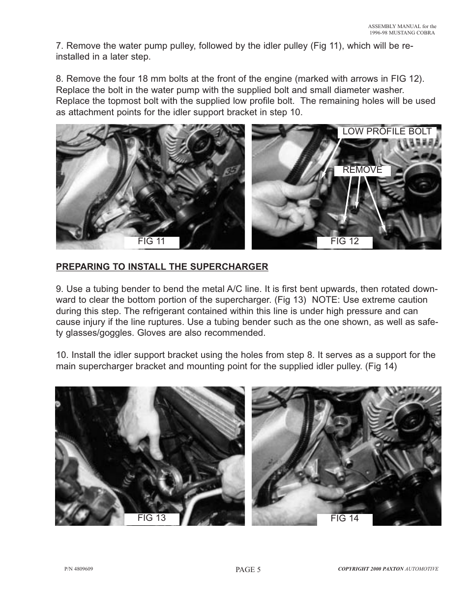 Paxton Superchargers Ford Mustang Cobra NOVI 2000 User Manual | Page 6 / 17