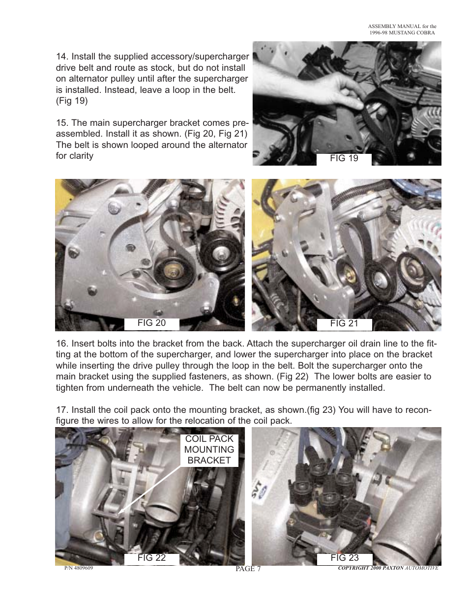 Paxton Superchargers Ford Mustang Cobra NOVI 2000 User Manual | Page 8 / 17