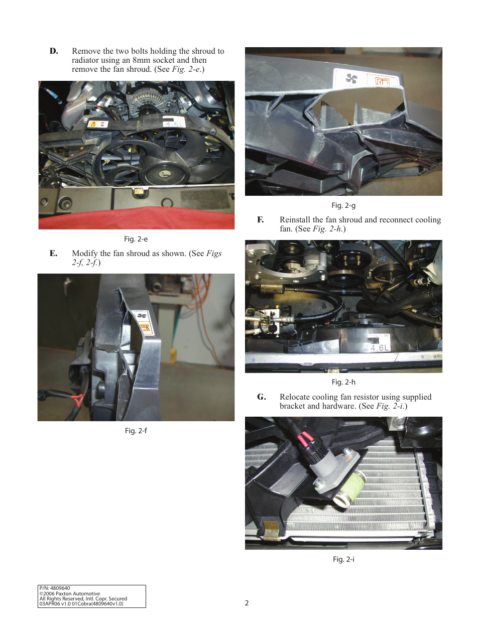 Paxton Superchargers Mustang Cobra, NOVI 1000 System User Manual | Page 12 / 32