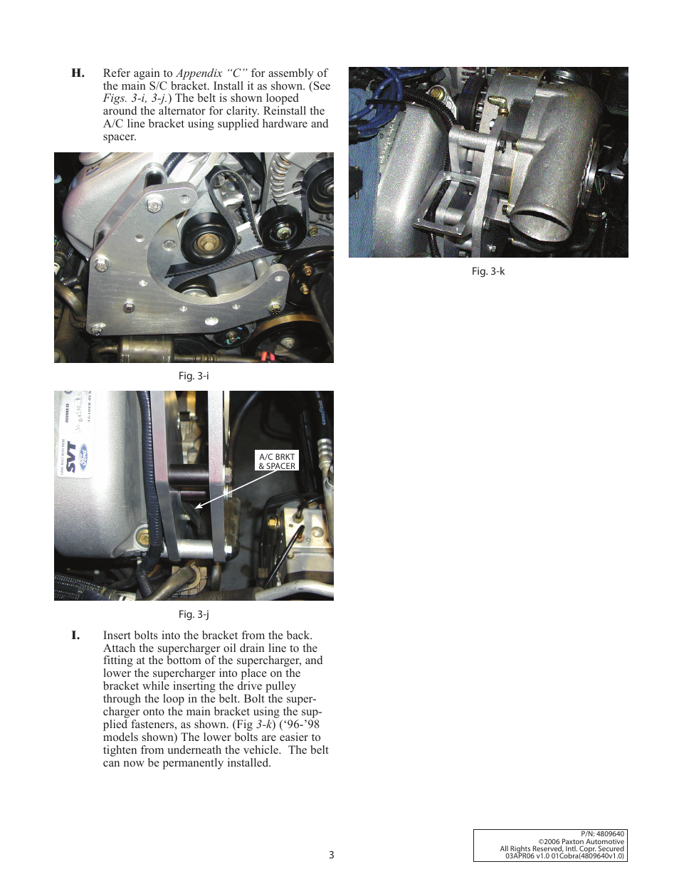 Paxton Superchargers Mustang Cobra, NOVI 1000 System User Manual | Page 17 / 32