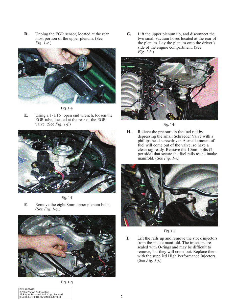 Paxton Superchargers Mustang Cobra, NOVI 1000 System User Manual | Page 8 / 32