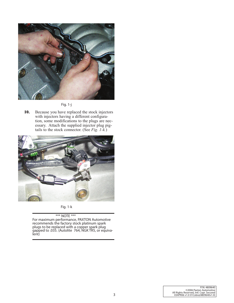 Paxton Superchargers Mustang Cobra, NOVI 1000 System User Manual | Page 9 / 32