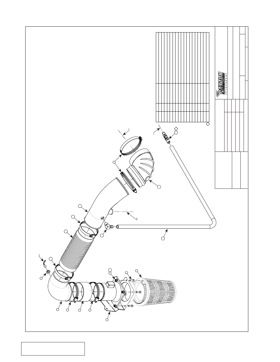 Appendix d 1015933 asy, air, Appendix d, Asy, air intake | Paxton Superchargers Ford Mustang GT User Manual | Page 36 / 44