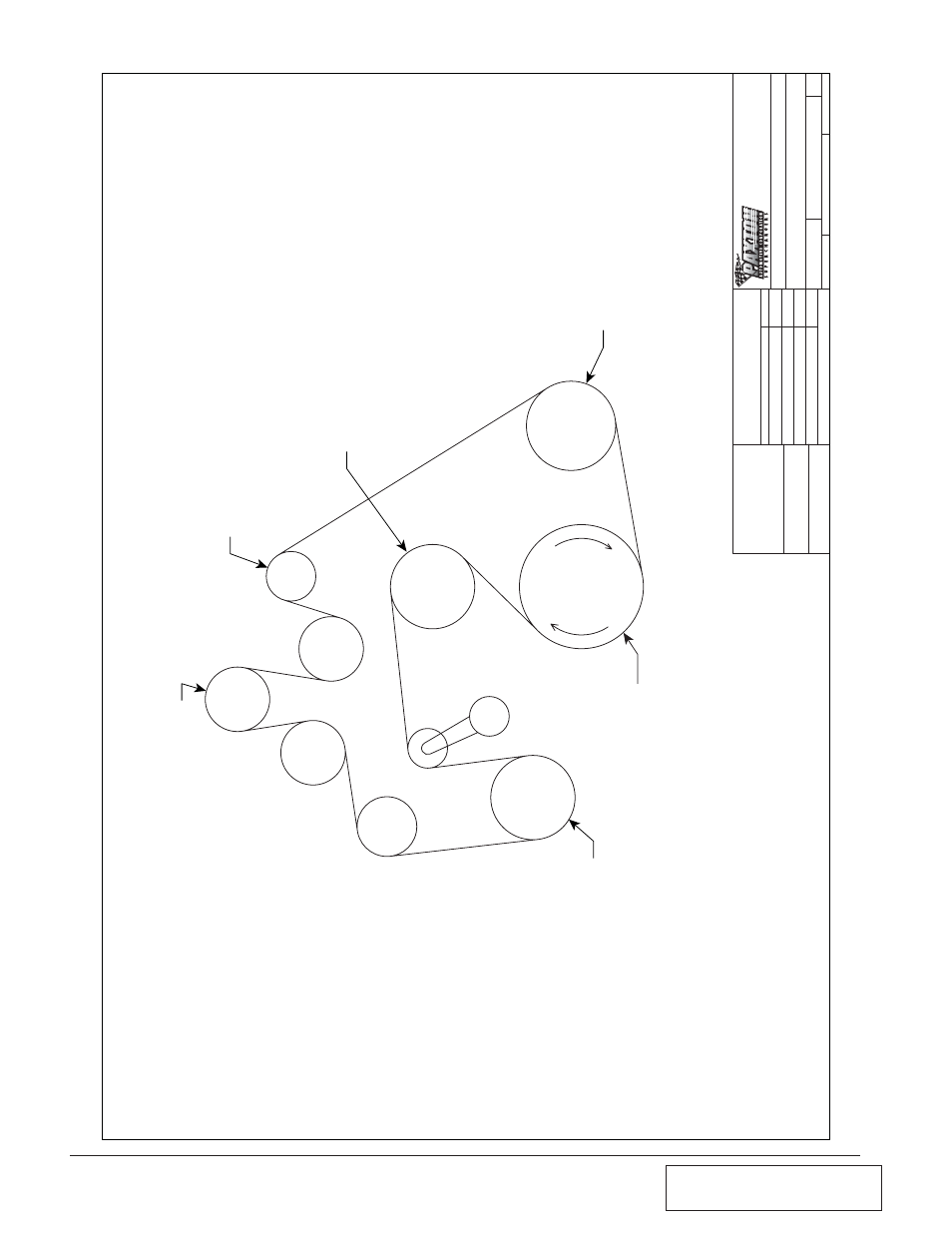 Appendix k 7000170 diagram, Appendix k, Diagram, belt routing | A-13 | Paxton Superchargers Ford Mustang GT User Manual | Page 43 / 44