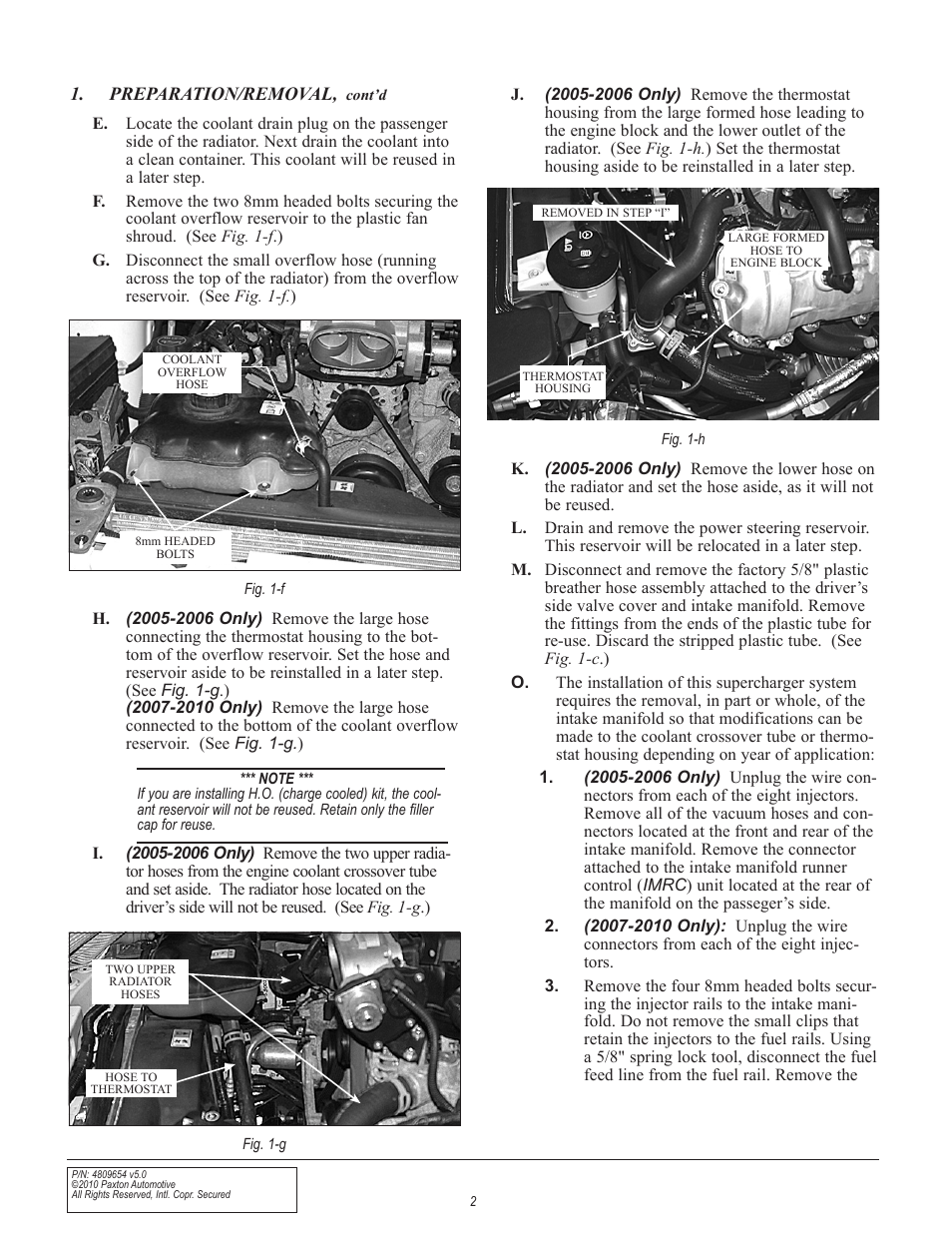 Paxton Superchargers Ford Mustang GT User Manual | Page 22 / 85