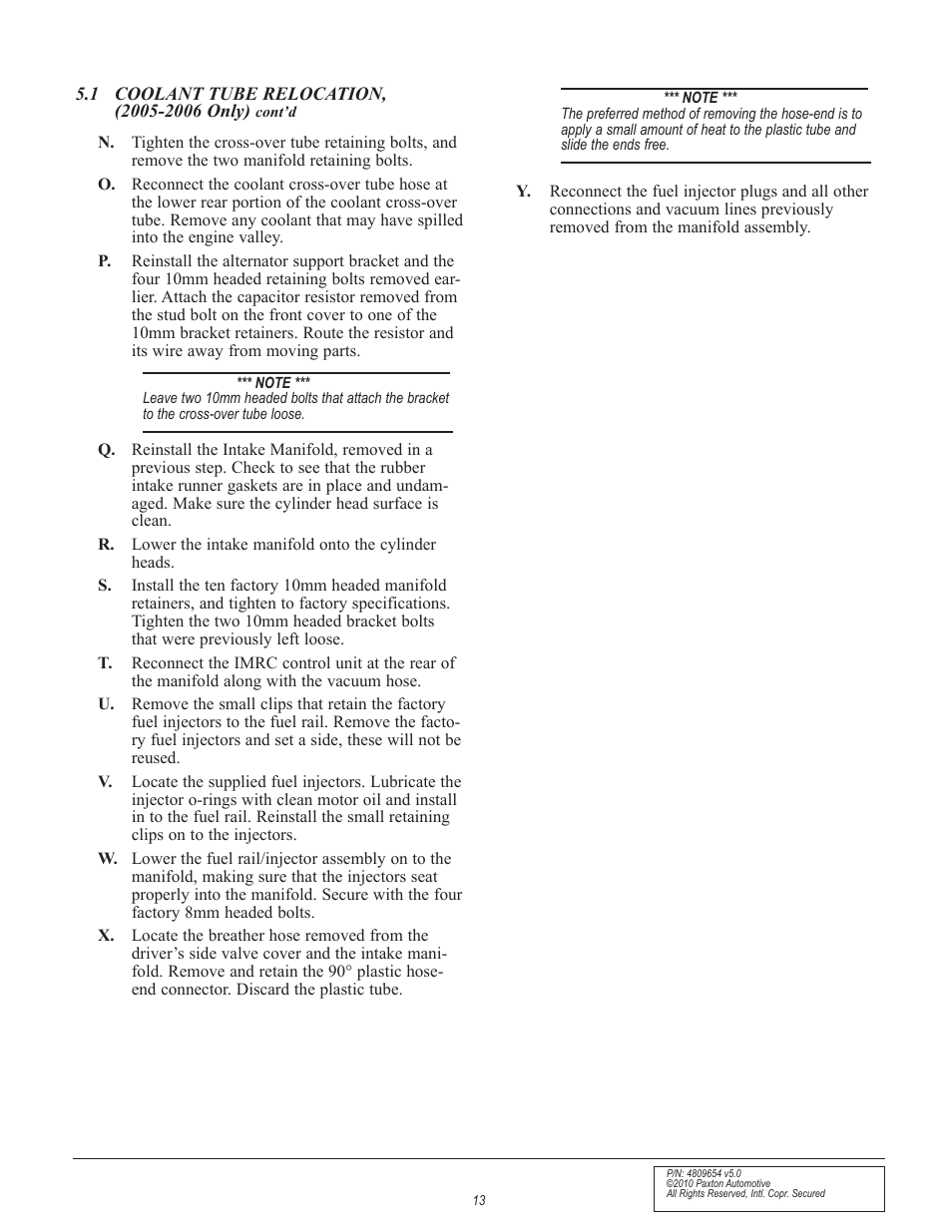 Paxton Superchargers Ford Mustang GT User Manual | Page 33 / 85