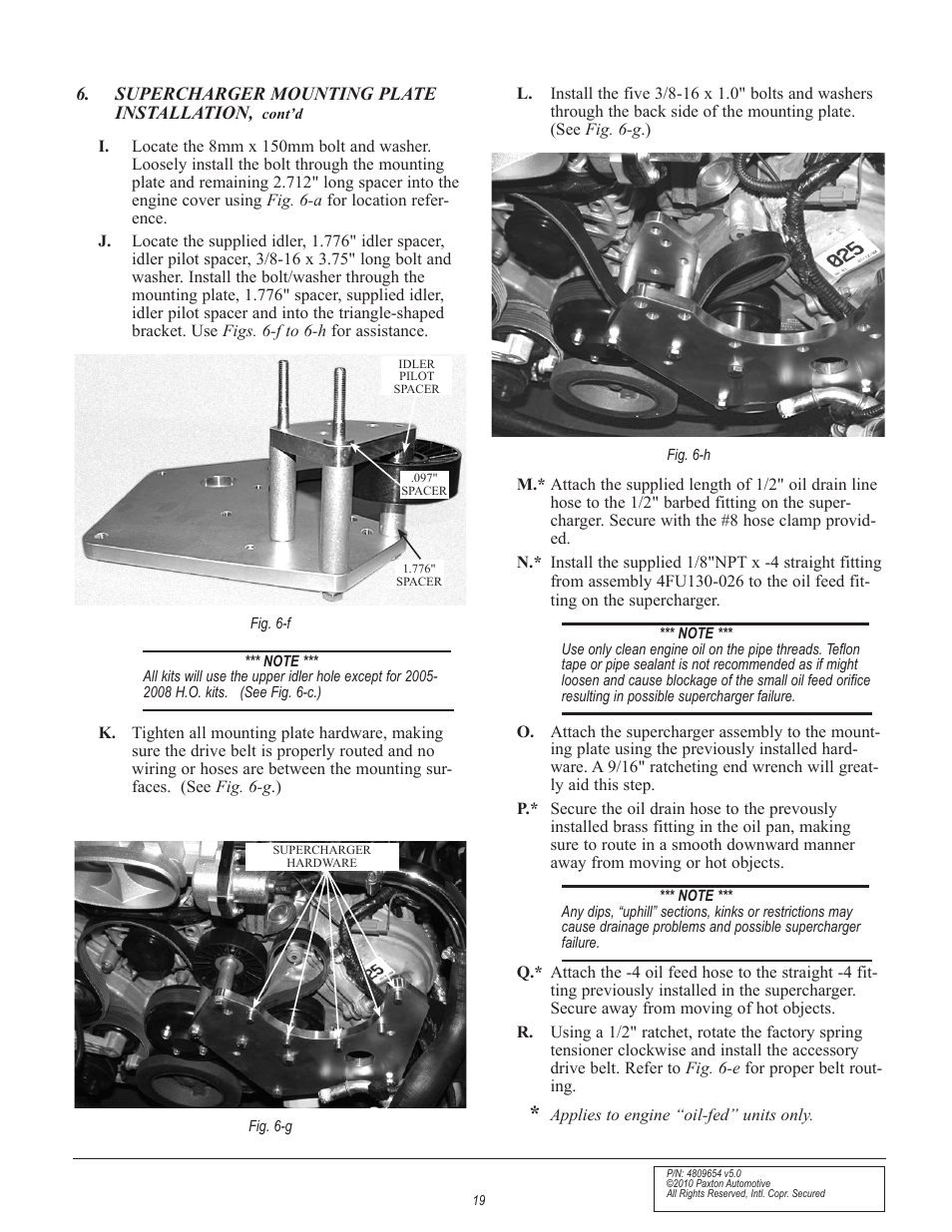 Paxton Superchargers Ford Mustang GT User Manual | Page 39 / 85