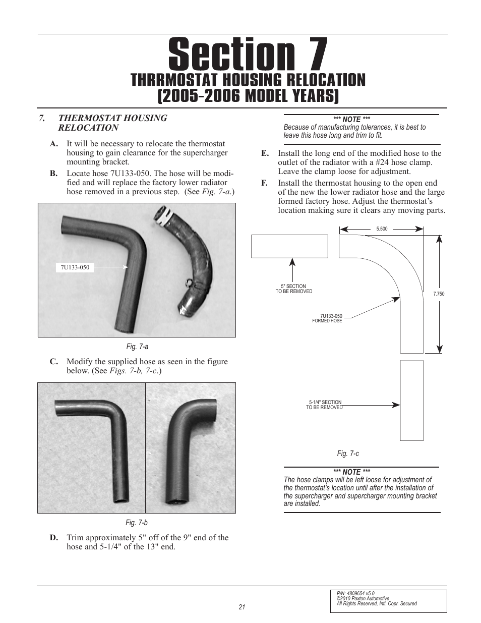 Preparation/removal | Paxton Superchargers Ford Mustang GT User Manual | Page 41 / 85