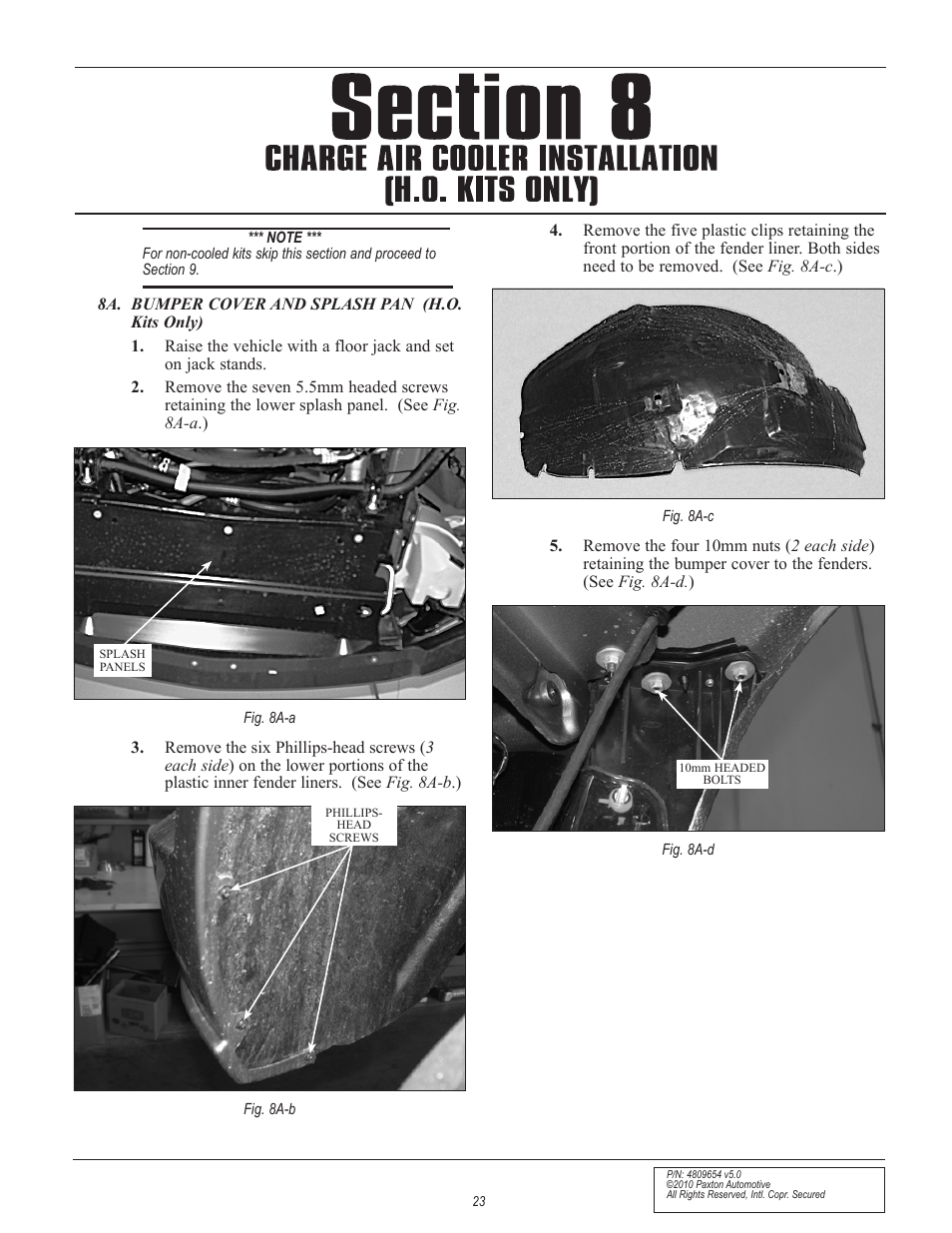 Preparation/removal | Paxton Superchargers Ford Mustang GT User Manual | Page 43 / 85