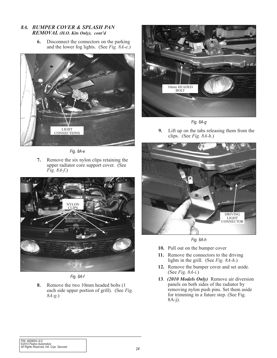 Paxton Superchargers Ford Mustang GT User Manual | Page 44 / 85